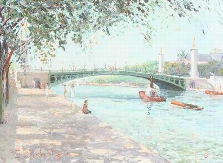 French Countryside oil painting